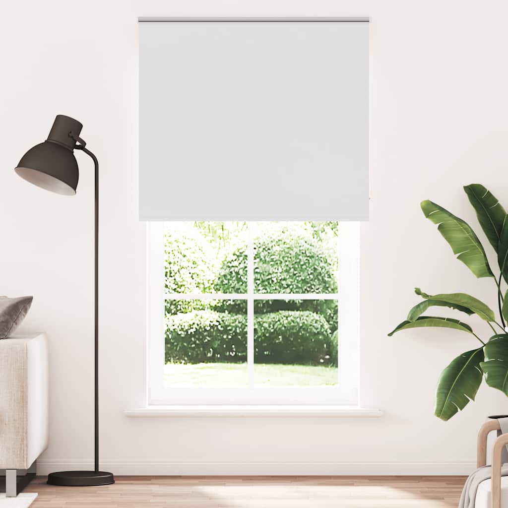 Vidaxl rolgordijn verduisterend 120x210 cm stofbreedte 116,6 cm wit - Image 2