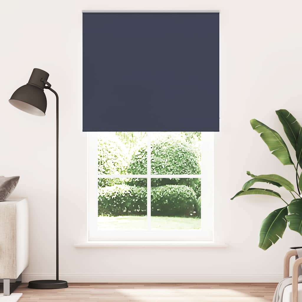 Vidaxl rolgordijn verduisterend 130x210 cm stofbreedte 126,6 cm blauw - Image 2