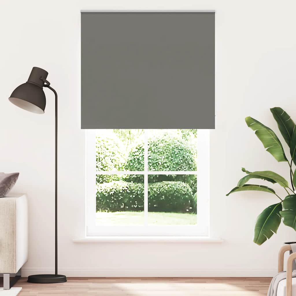 Vidaxl rolgordijn verduisterend 135x230 cm stofbreedte 131,6 cm grijs