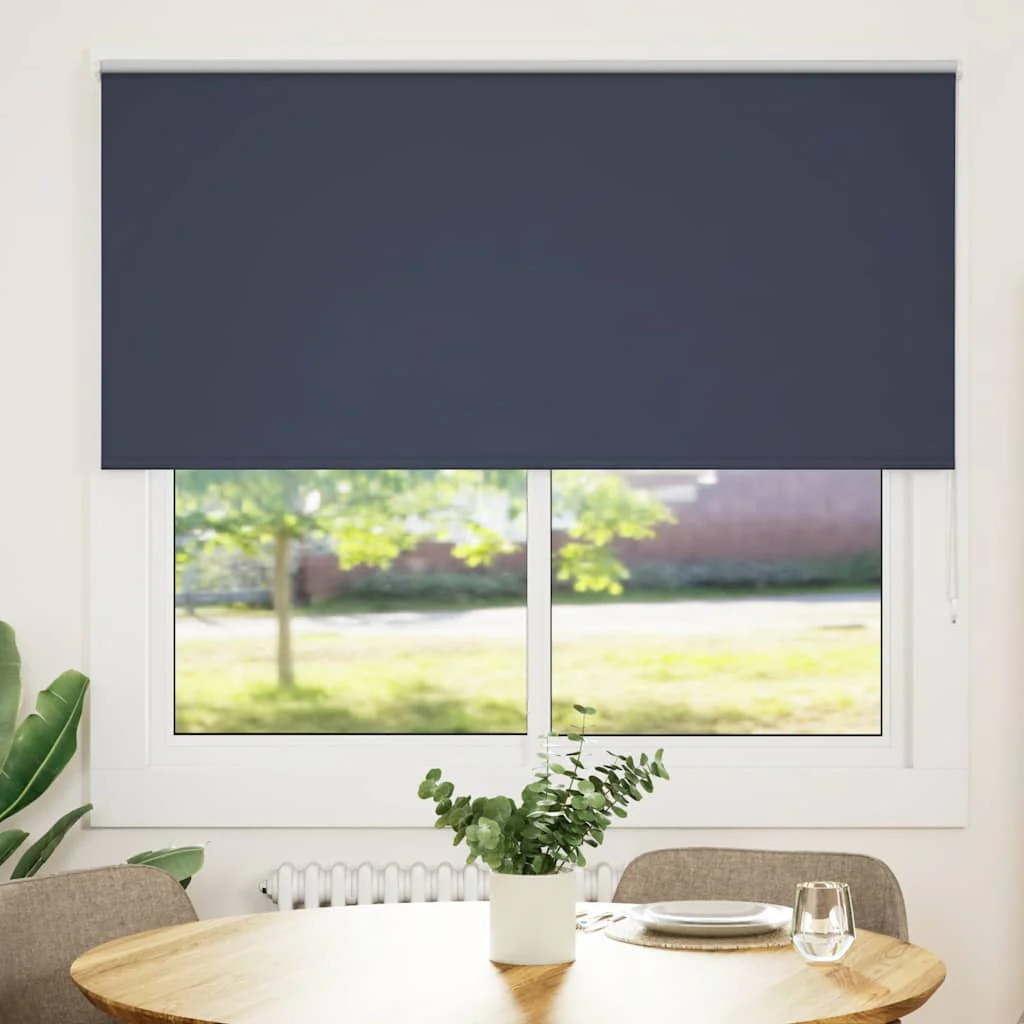 Vidaxl rolgordijn verduisterend 160x150 cm stofbreedte 156,6 cm blauw - Image 2