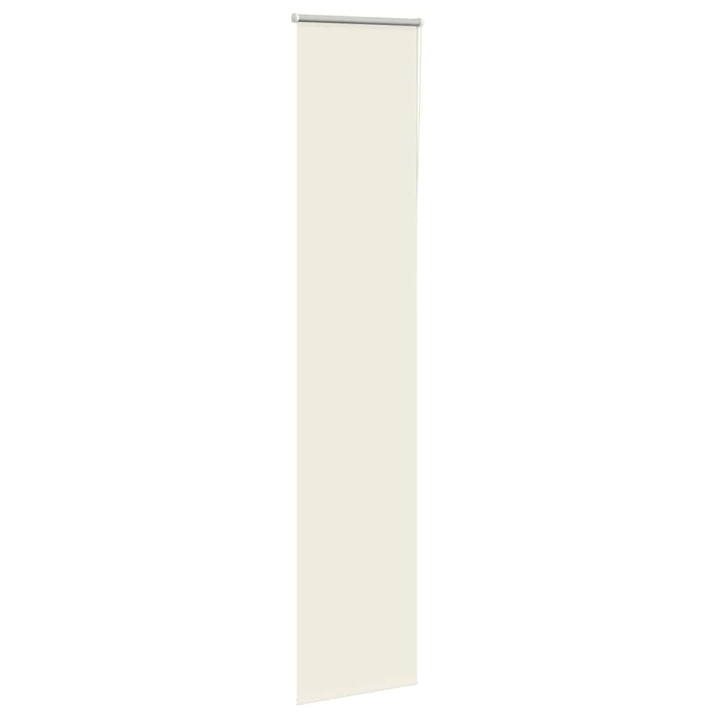 Vidaxl rolgordijn verduisterend 45x210 cm stofbreedte gebroken wit - Image 3