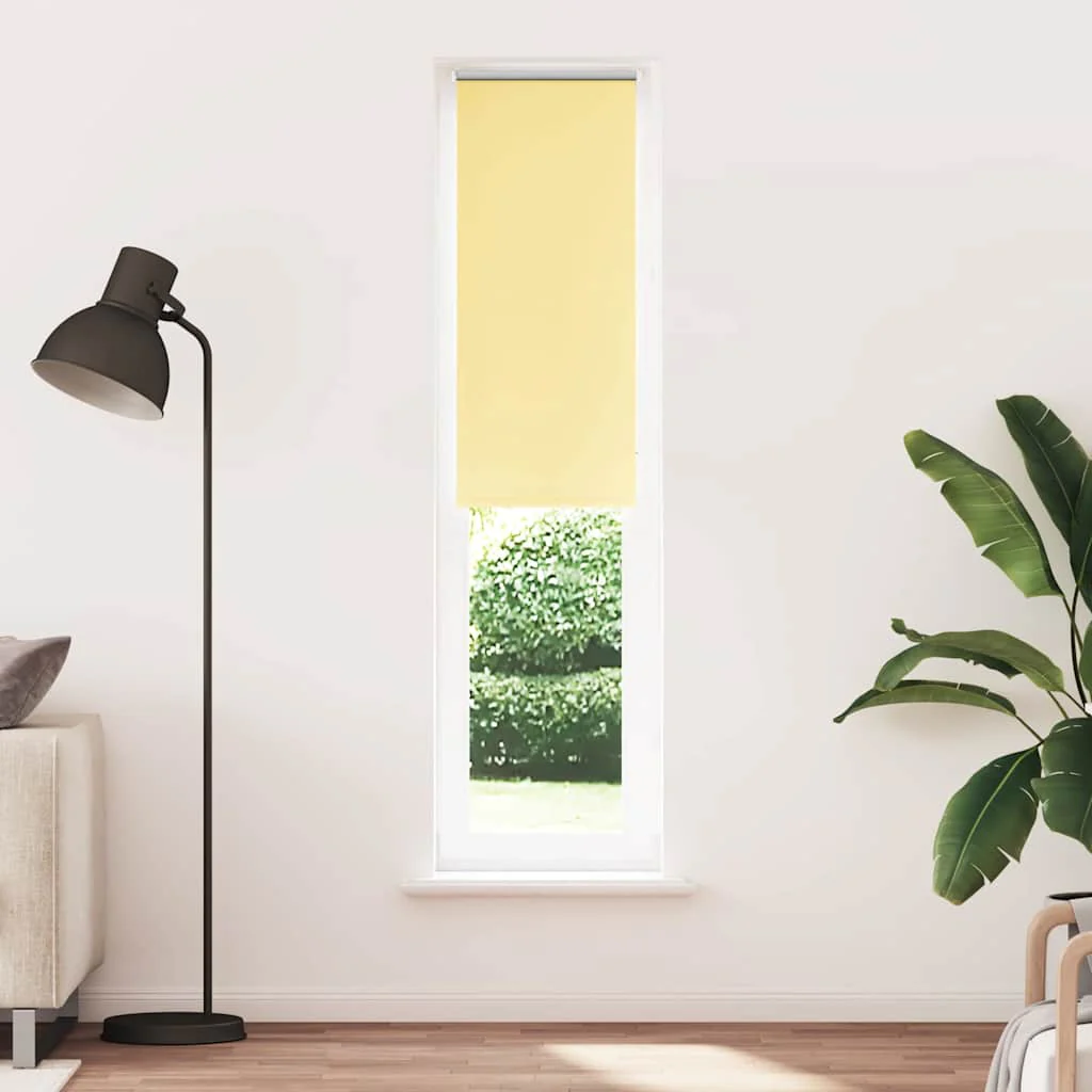 Vidaxl rolgordijn verduisterend 60x210 cm stofbreedte 55,7 cm geel - Image 2