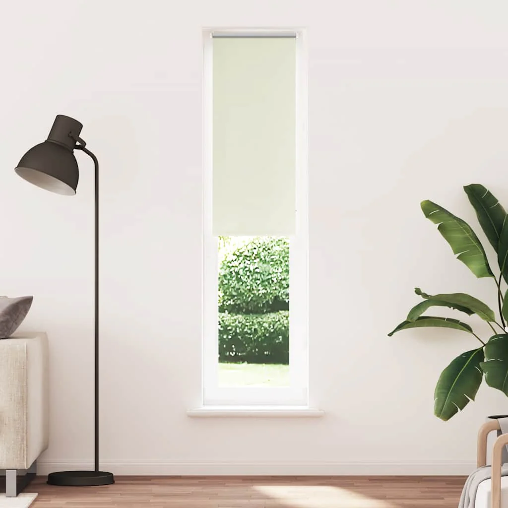 Vidaxl rolgordijn verduisterend 60x230 cm stofbreedte gebroken wit - Image 2