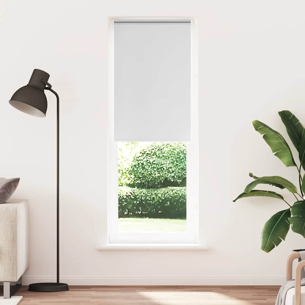 Vidaxl rolgordijn verduisterend 65x210cm stofbreedte 60,7 cm wit - Image 2
