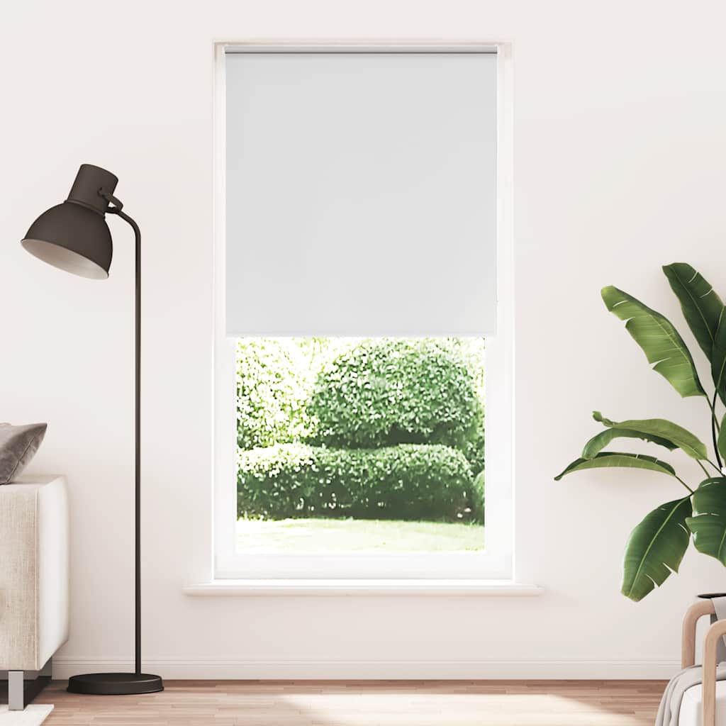 Vidaxl rolgordijn verduisterend 90x210cm stofbreedte 85,7 cm wit - Image 2