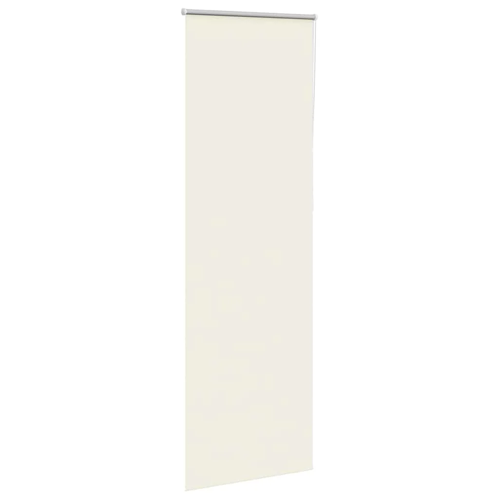 Vidaxl rolgordijn verduisterend gebroken wit 85x230 cm stofbreedte - Image 3