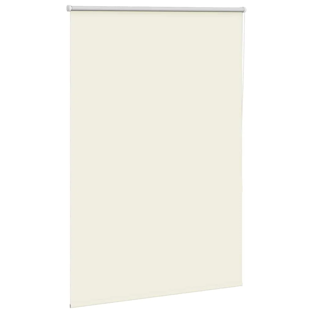 Vidaxl rolgordijn verduisterend gebroken wit 90x130 cm stofbreedte - Image 3