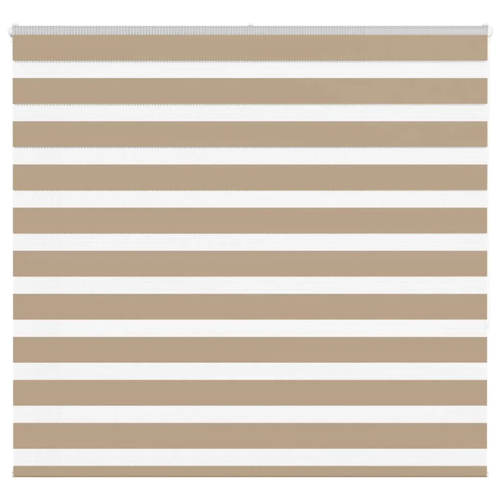 Vidaxl zebra blind 165x150 cm stofbreedte 160,9 cm polyester zandbruin