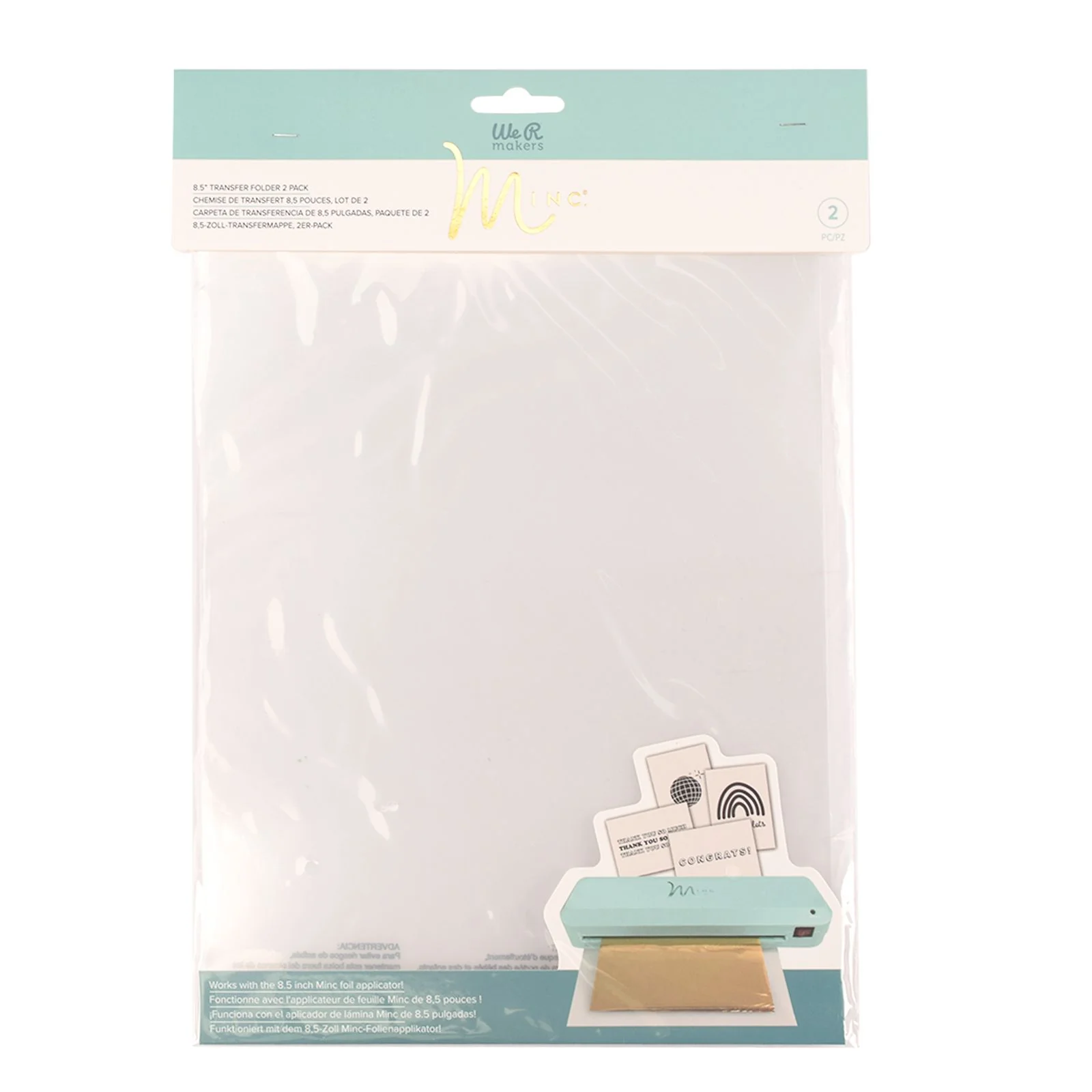 We r makers • minc transfer folder 2pcs