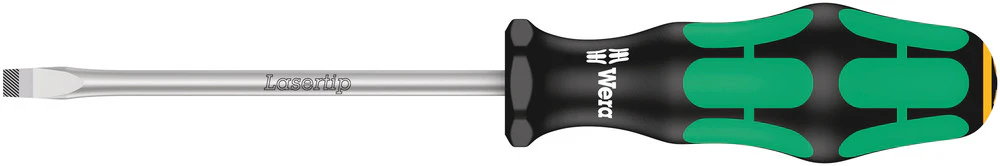 Wera 334 zaagsnede schroevendraaier, garage kling, 1.0 x 6.0 x 125 mm - 1 stuk(s) - 05007620001