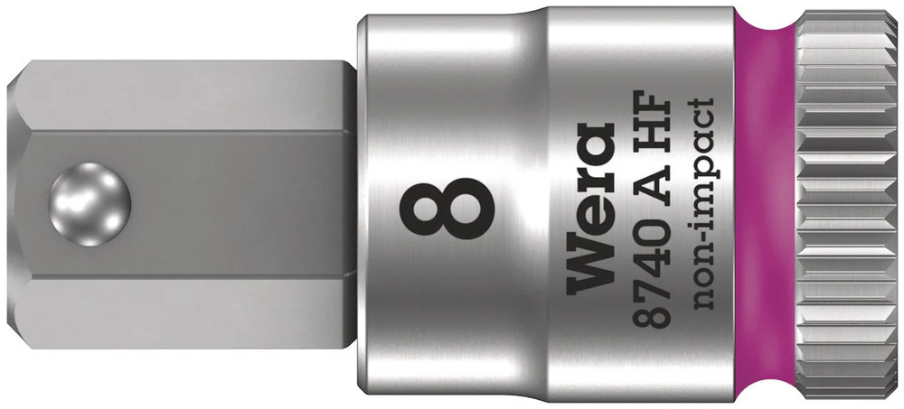 Wera 8740 a hf zyklop bit dop-combinatie met vasthoudfunctie met 1 4 aandrijving, 4.0 x 28 mm - 1 stuk(s) - 05003333001