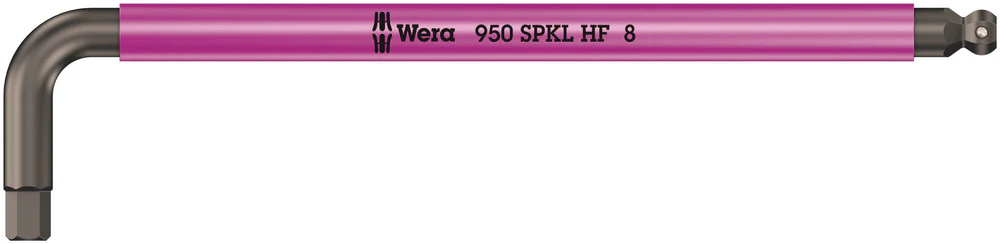 Wera 950 spkl hf stiftsleutel multicolour, metrisch, met vasthoudfunctie, 6,0 mm - 1 stuk(s) - 05022203001