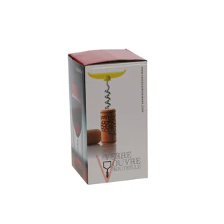 Wijncup met opener 350 ml geel | 2 stuks - Image 2